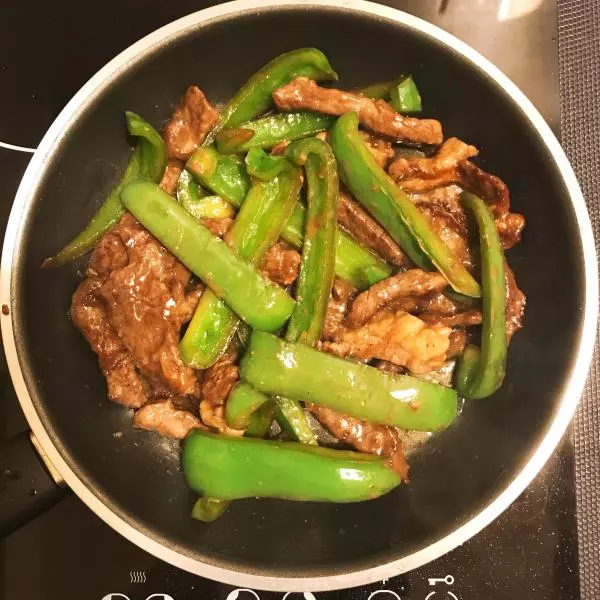 青椒炒牛肉