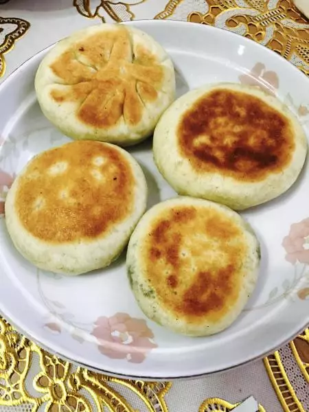 韭菜饼（发面）