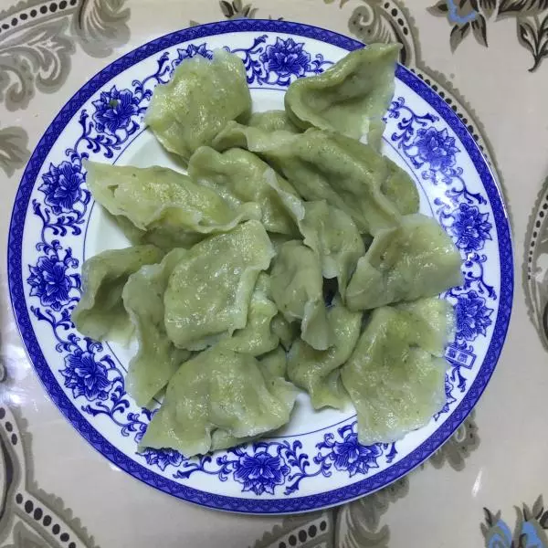 肉松芹菜馅水饺