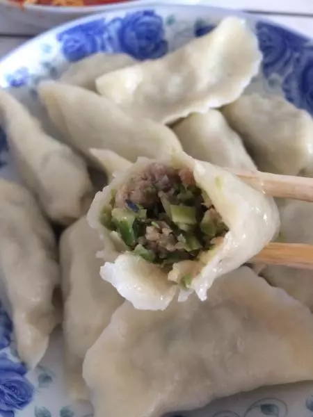 豆角猪肉馅水饺