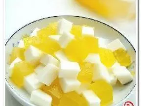 牛奶甜橙冻