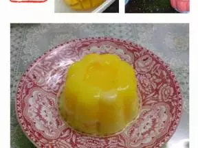 鸡蛋芒果布丁
