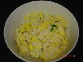 簡單菜8:蔥香蛋炒飯