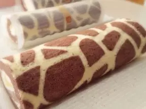 超萌长颈鹿蛋糕卷