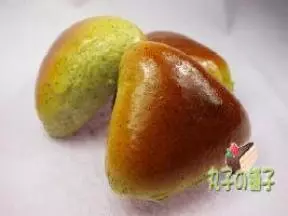 艾草蜜豆面包