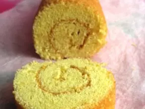 黄金海绵蛋糕卷