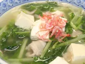 小白菜炖豆腐