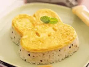 小白兔烤蛋飯