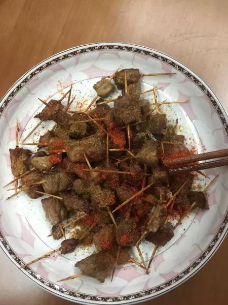 香辣牙签肉