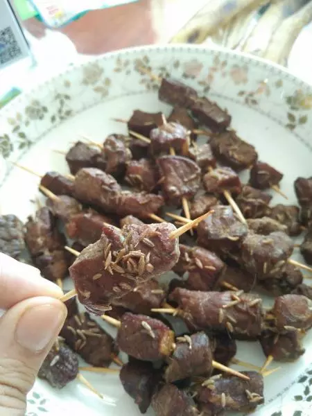 烤箱版孜然牙签肉