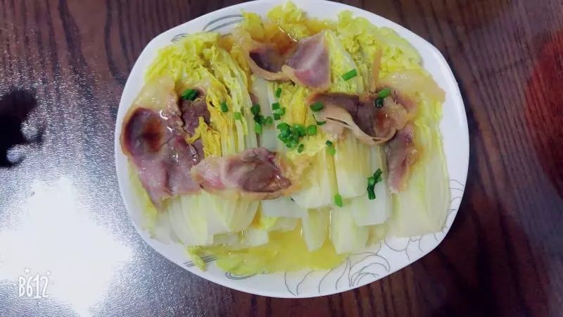 鹹肉蒸娃娃菜