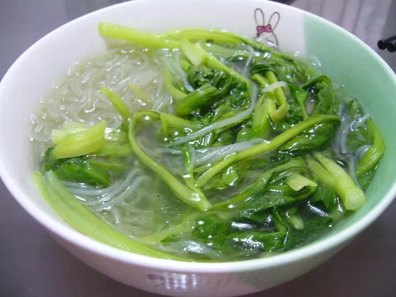 菜秧粉絲湯