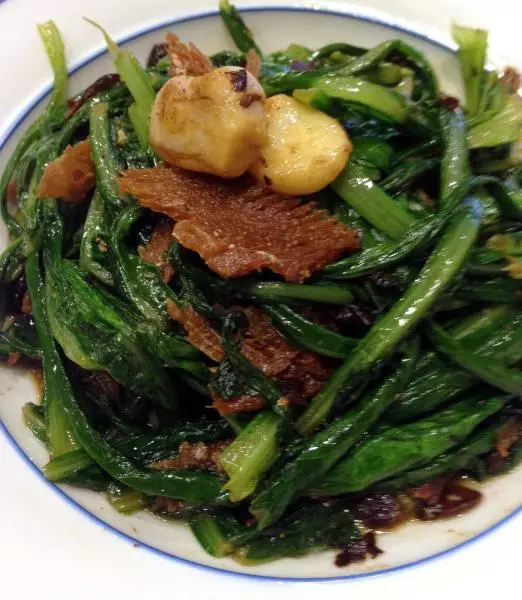 十分鐘塊手菜之豉汁鯪魚油麥菜