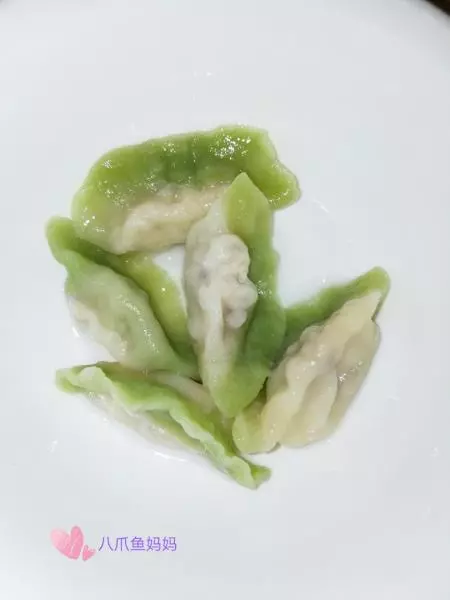一歲輔食:翡翠白菜餃子