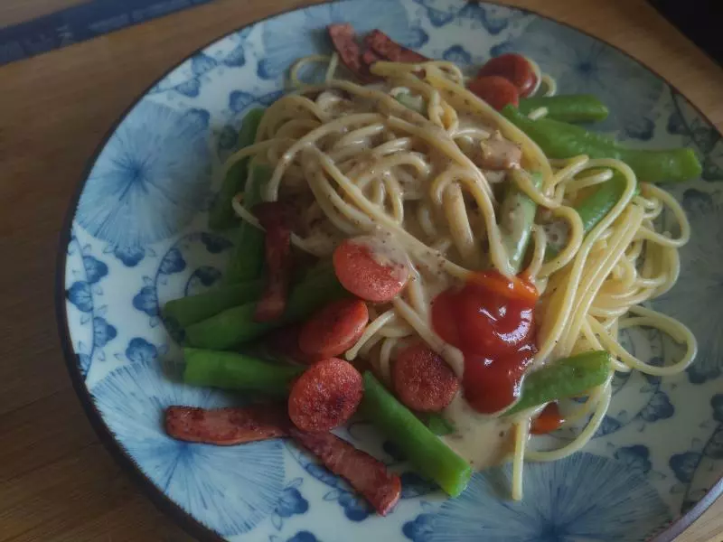 焙煎芝麻意面