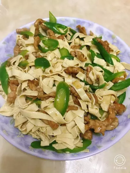 尖椒干豆腐