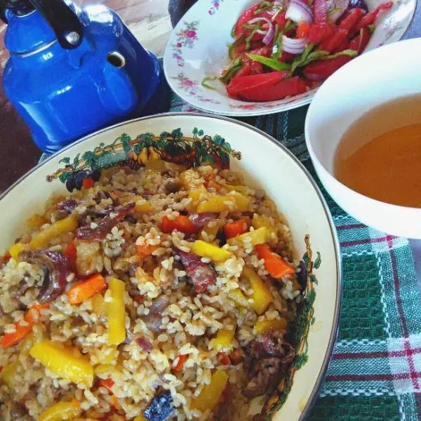 风干肉黑抓饭（进阶）