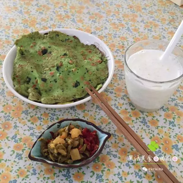 黄瓜火腿芝麻饼