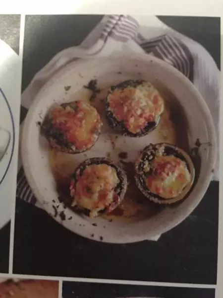 cheesy stuffed mushrooms