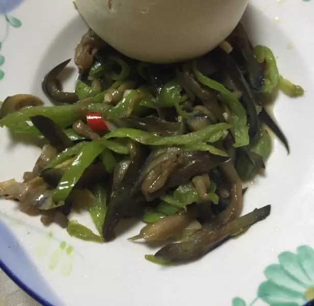 青椒炒茄子