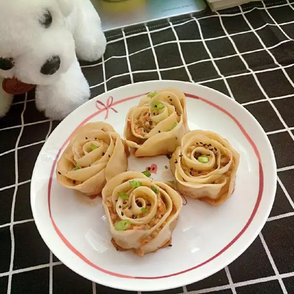 玫瑰花煎饺