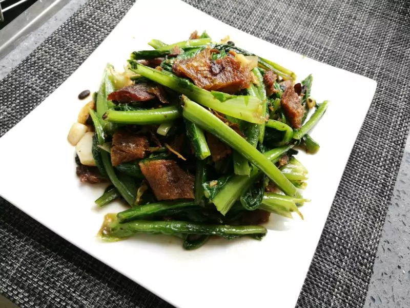 豆豉鯪魚油麥菜