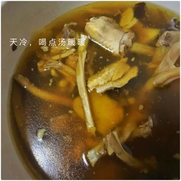 沙村版茶树菇老鸭汤