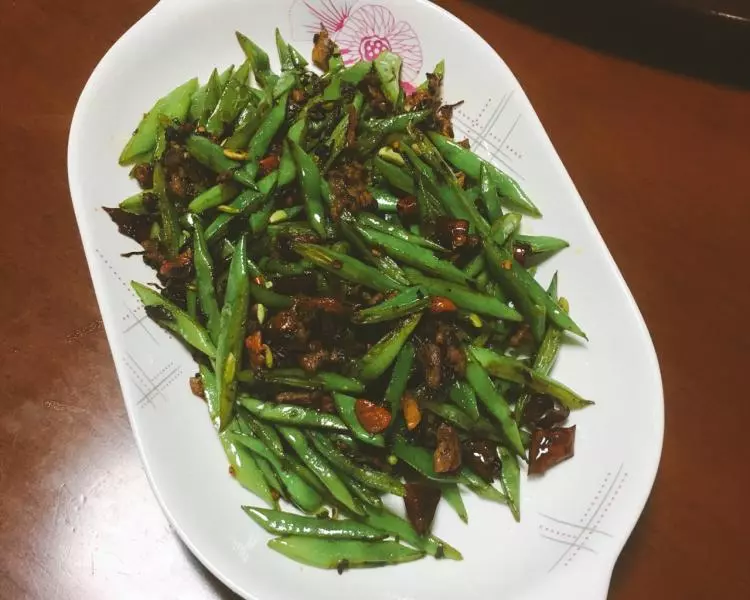 林云志减肥增肌餐23-橄榄菜肉碎肉沫炒扁豆肉豆眉豆芸豆快手家常菜减脂高蛋白蔬菜午餐晚餐