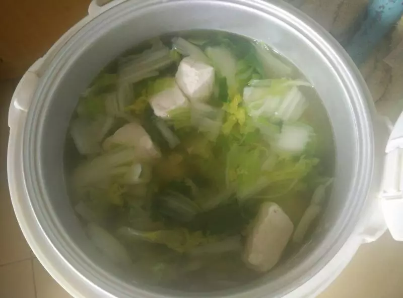 白菜豆腐湯