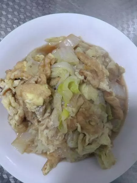 白菜炒鸡蛋