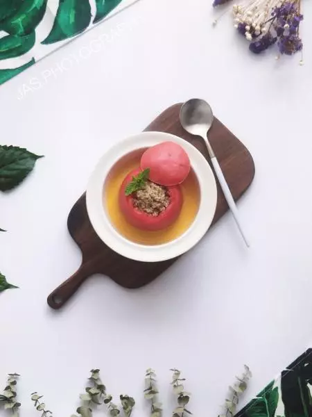 食谱君| 金汤藜麦番茄盅