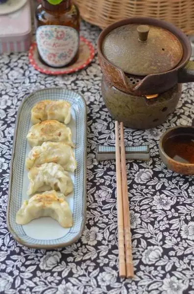 猪肉韭黄煎饺