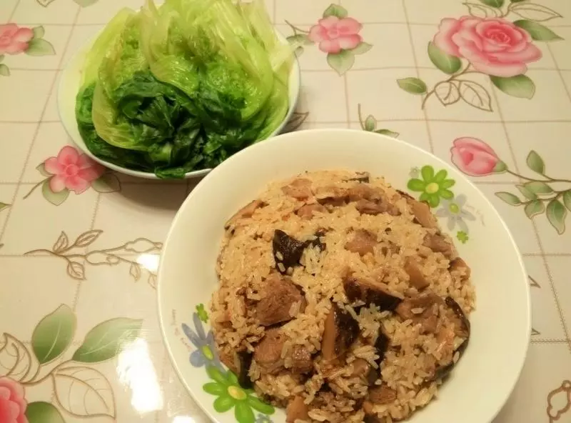 花菇豬腿肉燜飯