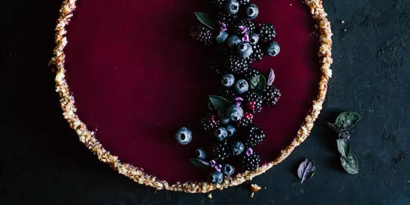 【KK】黑莓罗勒挞 Dark Berries Tart with Basil