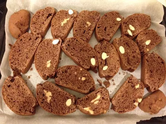 巧克力核桃杏仁biscotti