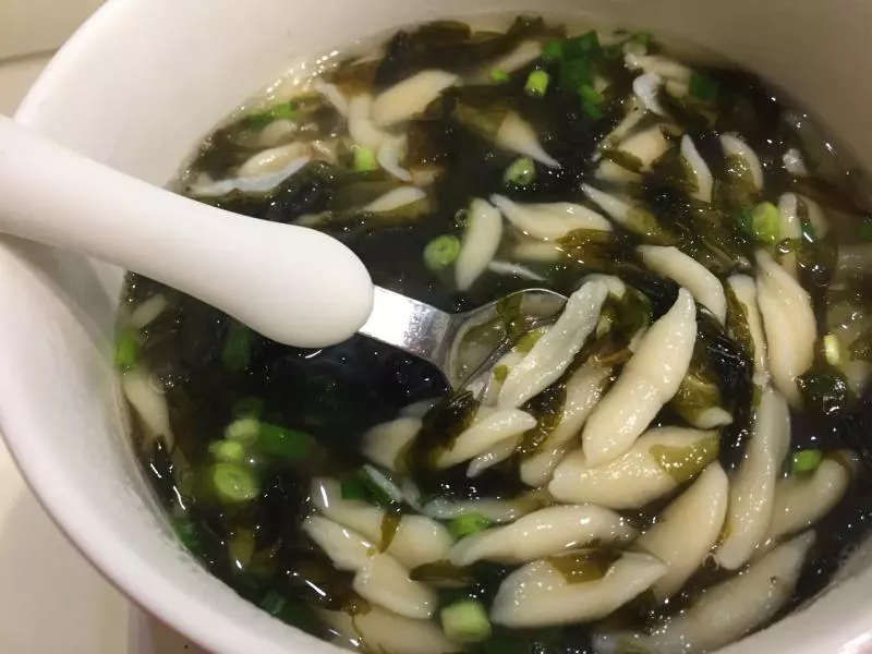 【宝宝辅食】紫菜虾皮剪刀面