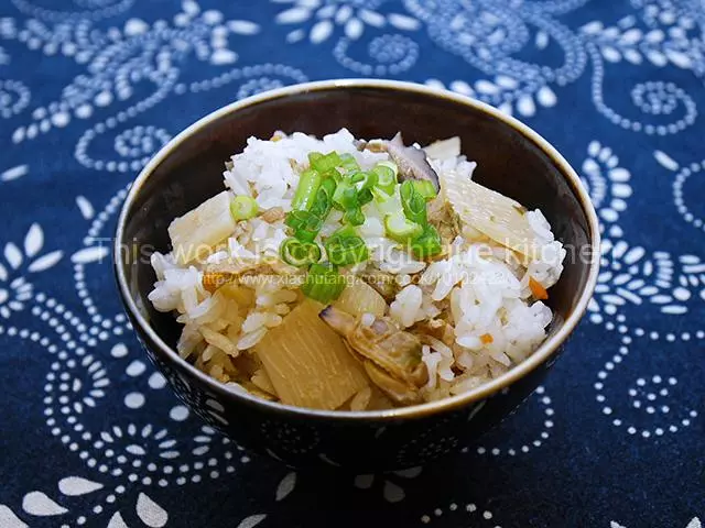 简单！春天的味道☆あさり笋のごはん（蛤蜊竹笋饭）