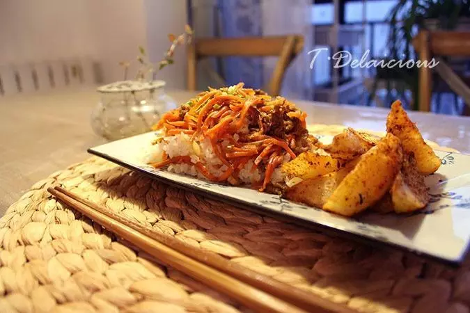 胡蘿蔔羊肉燜飯&amp;烤薯角