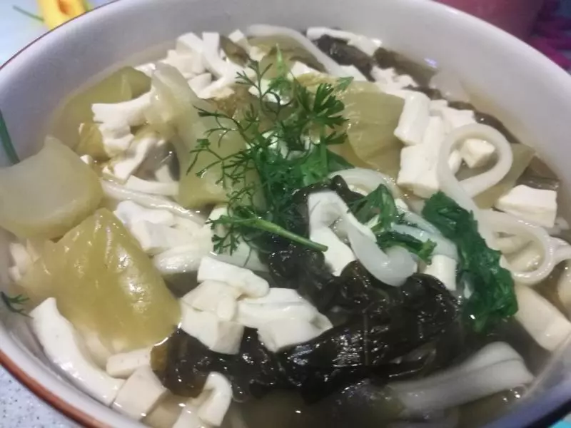 酸菜豆腐乌冬