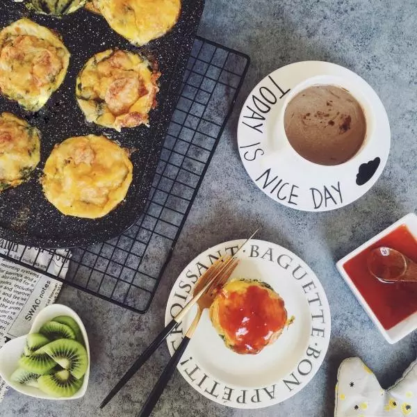 马芬早餐杯Sausage and Egg Breakfast Muffins