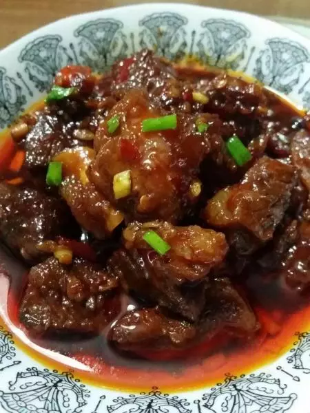 花雕酒酿豆瓣辣酱焖牛肉