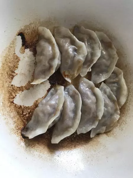 纯肉煎饺