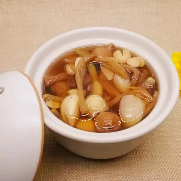 金針菜杏仁益氣湯  止咳湯