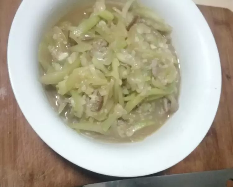 西葫蘆炒肉絲