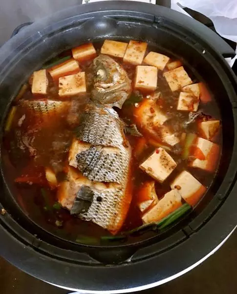 青花椒豆腐水煮鱼
