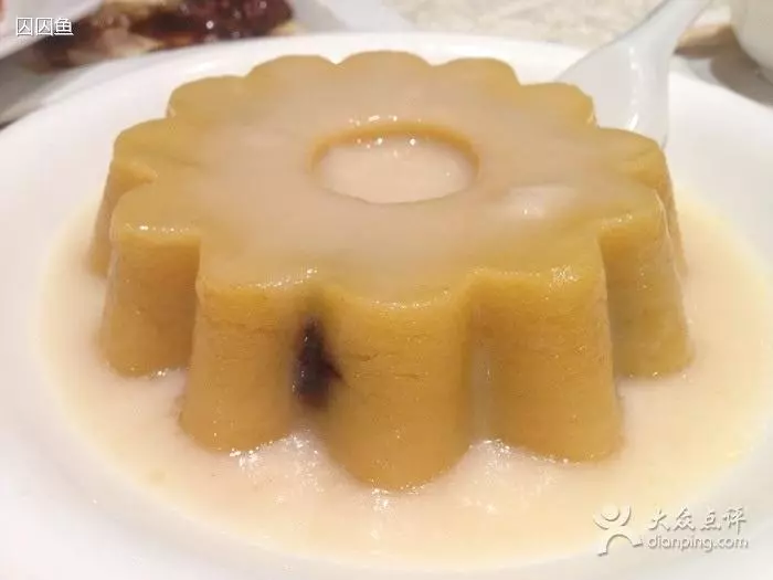 新雅奶油豆沙布丁