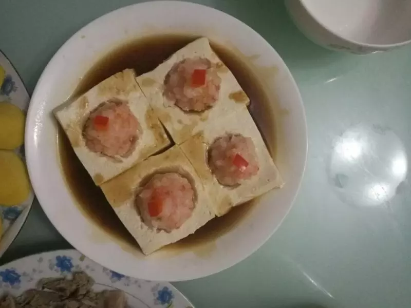 百花蒸豆腐