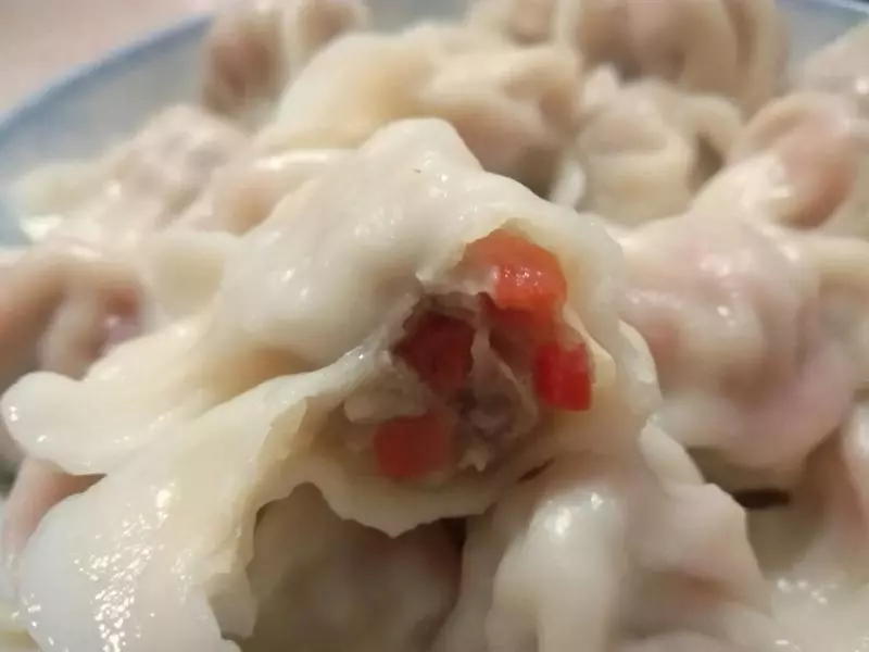 胡萝卜馅儿饺子