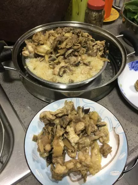 客家蒸鸡饭