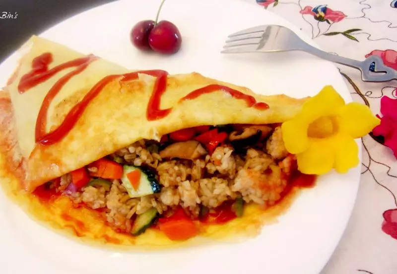 蛋包饭 omelette rice